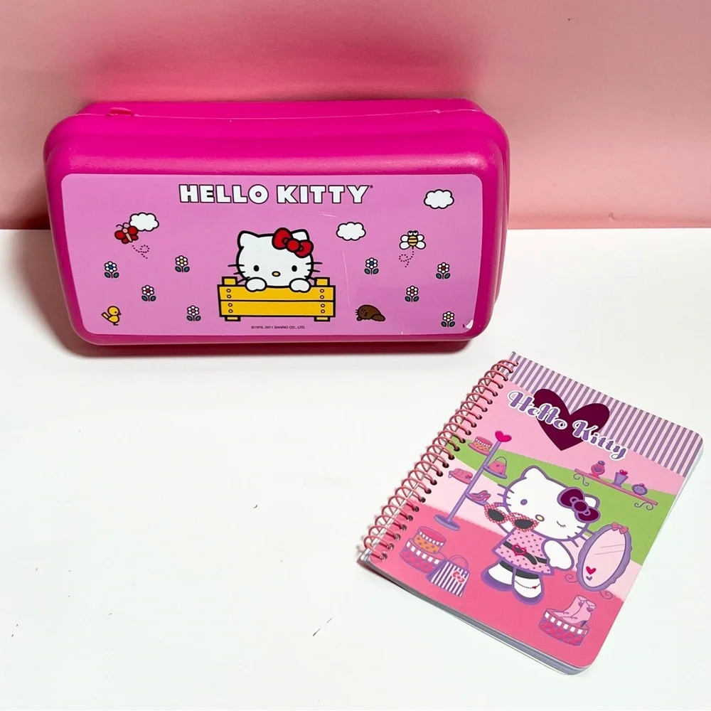 Y2K 2000s mcbling Sanrio hello Kitty school supplies set